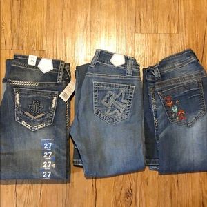 Set of 3 Tin Haul Jeans